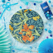 Iris, ein William Morris-Muster, Pappteller (Party)