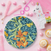 Iris, ein William Morris-Muster, Pappteller (Party)