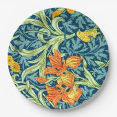 Iris, ein William Morris-Muster, Pappteller (Vorderseite)