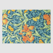 Iris, ein William Morris-Muster, Seidenpapier (Vorderseite)