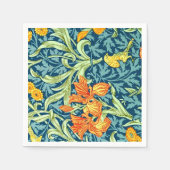 Iris, ein William Morris-Muster, Serviette (Vorderseite)