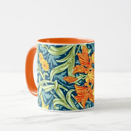 Iris, ein William Morris-Muster, Tasse (Vorderseite Links)
