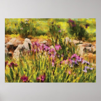 Iris - Eine Hommage an Monet Poster