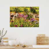 Iris - Eine Hommage an Monet Poster (Küche)