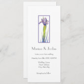 Iris Einladung (Vorne/Hinten)