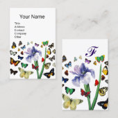 IRIS,FARBSCHÜTTERFLIESSEN VISITENKARTE (Vorne/Hinten)