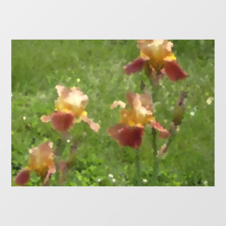 Iris-Fensterklammer Fensteraufkleber