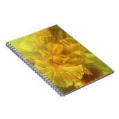 Iris Fine Art Blumengelbes Notizbuch Notizblock (Rechte Seite)