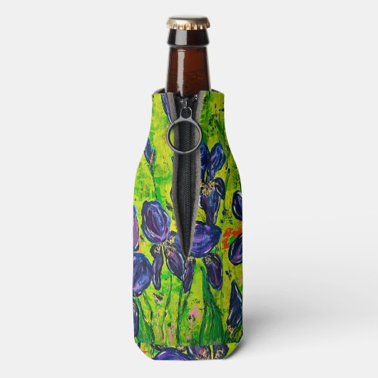 Iris-Flasche Cooler Flaschenkühler (Flasche Rückseite)