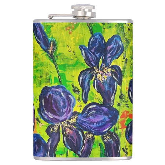 Iris Flask Flachmann (Vorderseite)
