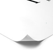 Iris - Fleur-de-Lis Poster (Ecke)