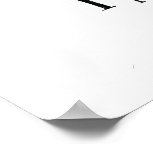 Iris - Fleur-de-Lis Poster (Ecke)