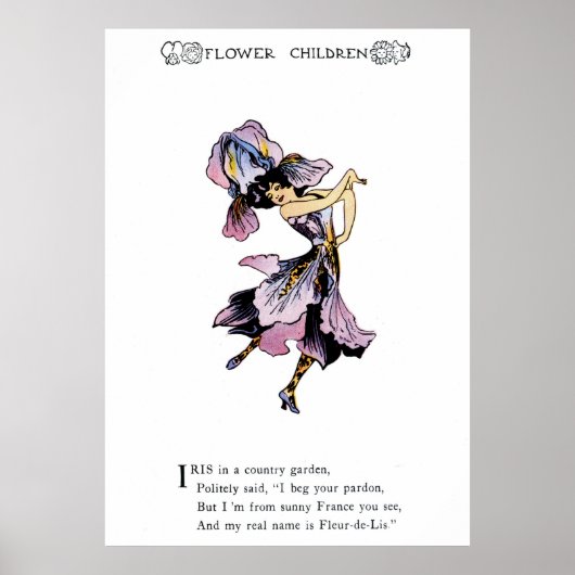 Iris - Fleur-de-Lis Poster (Vorne)