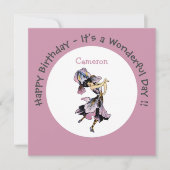 Iris - Fleur-de-Lis Whimsical Blume Party Supply Einladung (Vorderseite)