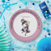 Iris - Fleur-de-Lis Whimsical Blume Party Supply Pappteller (Party)