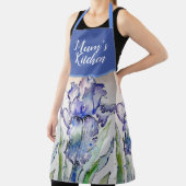 Iris Floral Shabby Chic Lila Lavender Mum Schürze (InSitu)