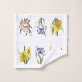 Iris Flower Garden Badhandtuch Set (Waschlappen)