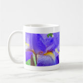 Iris Flower Garden Coffee Cup Tasse Geschenke Lila (Links)