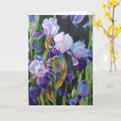 Iris Flower Garden Karte (Gelbe Blume)
