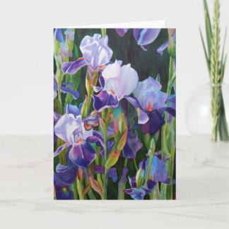 Iris Flower Garden Karte