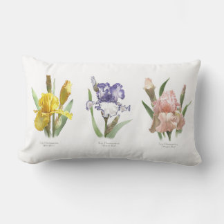 Iris Flower Garden Lendenkissen