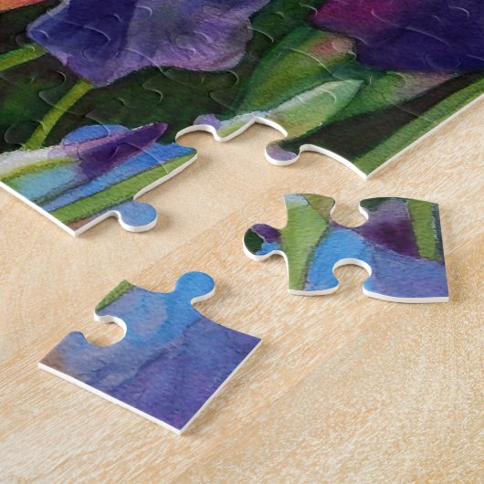 Iris Flower Garden Puzzle (Seite)