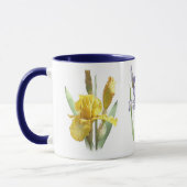 Iris Flower Garden Tasse (Links)