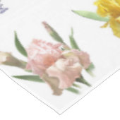 Iris Flower Garden Tischdecke (Schrägansicht)