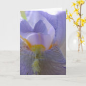 Iris Flower Karte (Gelbe Blume)