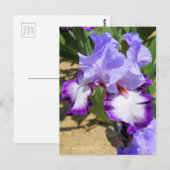 Iris "Flug" Postkarte] ポ ス ト Eド Postkarte (Vorne/Hinten)