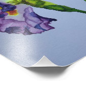 Iris Fotodruck (Ecke)