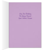 Iris Garden Birthday Card (Innen (Rechts))