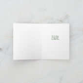 Iris Garden Birthday Note Card Karte (Innenseite)