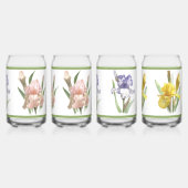Iris Garden Botanisches Kunstmuseum Set Dosenglas (Hinten)