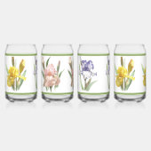 Iris Garden Botanisches Kunstmuseum Set Dosenglas (Vorderseite)