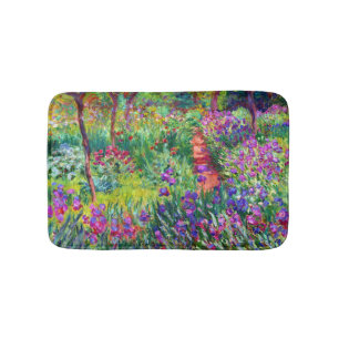 Iris Garden Claude Monet Badematte