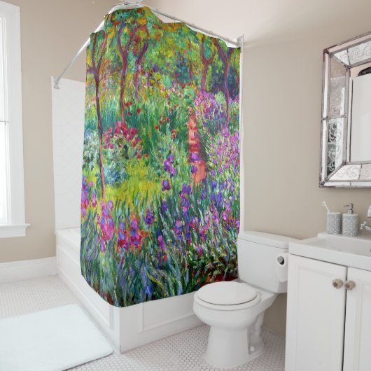 Iris Garden Claude Monet Duschvorhang (Beispiel)