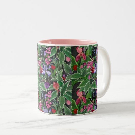 Iris Garden Coffee Tasse (VorderseiteRechts)