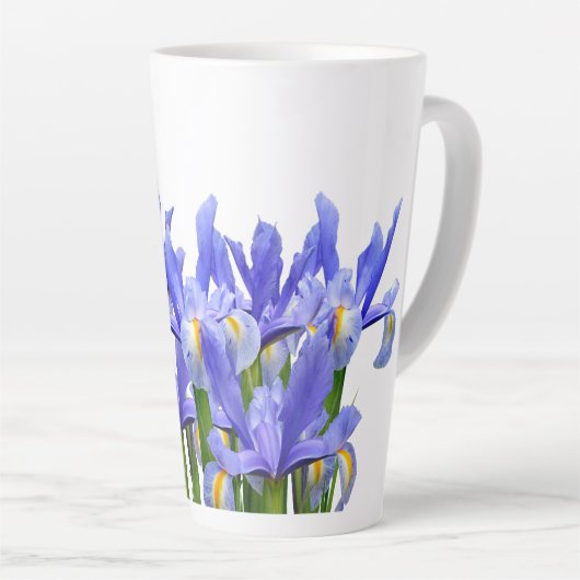 Iris Garden - Latte Tasse (Rechte Ecke)