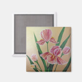 Iris Garden Magnet (Vorderseite/Rückseite)