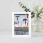 Iris Garden Postcard Postkarte (Stehend Vorderseite)