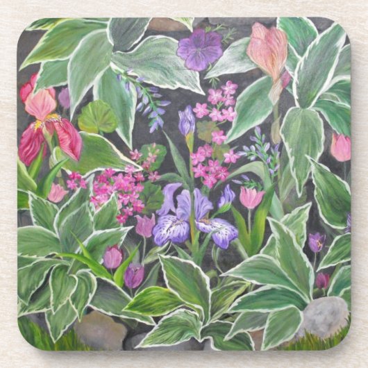 Iris Garden Untersetzer (Vorderseite)