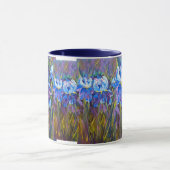 "Iris-Garten-Blumen-" BlumenTasse Tasse (Zentrum)