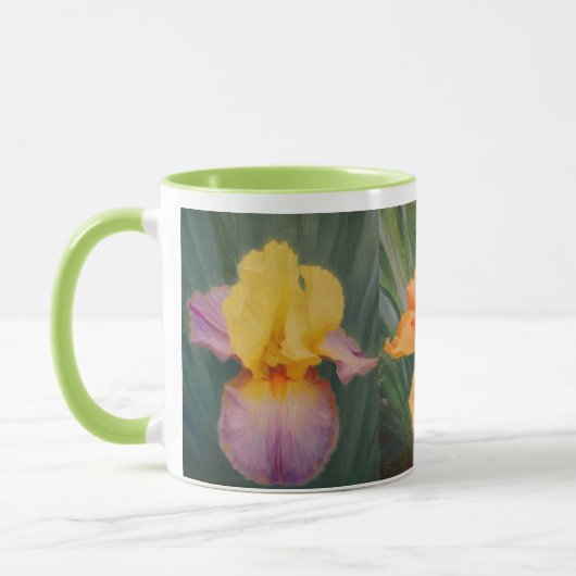 Iris-Garten-Kaffee-Tasse Tasse (Links)