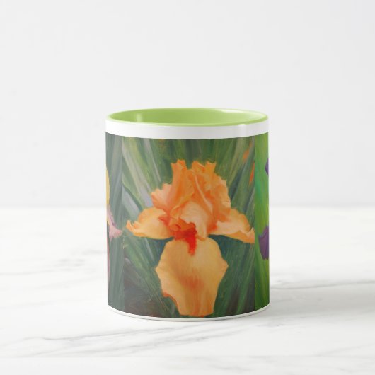 Iris-Garten-Kaffee-Tasse Tasse (Zentrum)