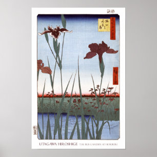 Iris-Garten-Plakat Poster