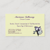 Iris-Garten-Visitenkarten Visitenkarte (Rückseite)