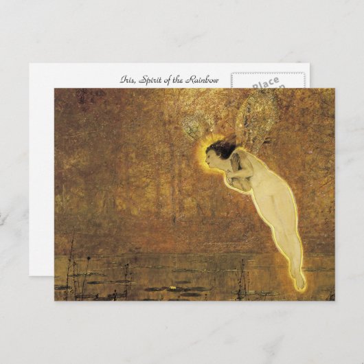 Iris, Geist des Regenbogens Postkarte (Vorne/Hinten)