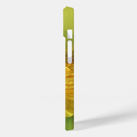 Iris-Gelbkunstkoffer Case-Mate iPhone Hülle (Rückseite / Links)