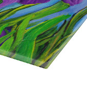 Iris-Glasschneidplatte Schneidebrett (Ecke)